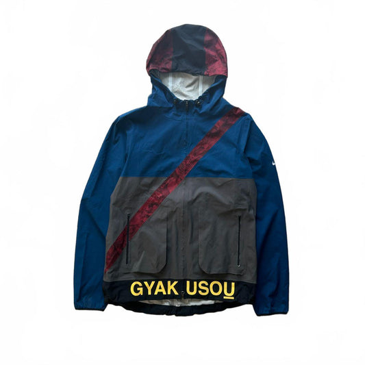 Nike x Undercover Gyakusou Blue Reflective 3M Hooded Windbreaker Jacket