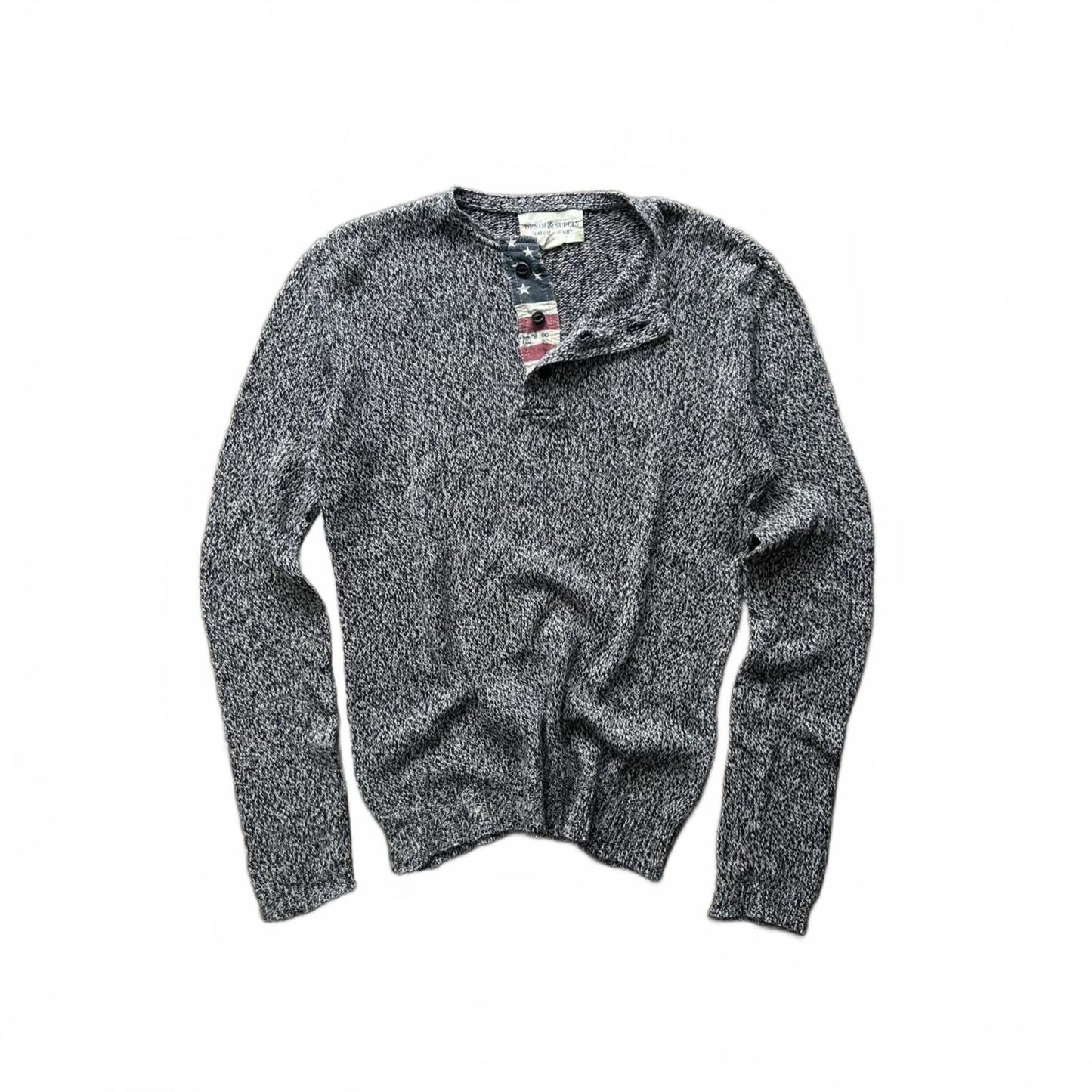 Ralph Lauren Denim and Supply USA Henley Knit Jumper XS