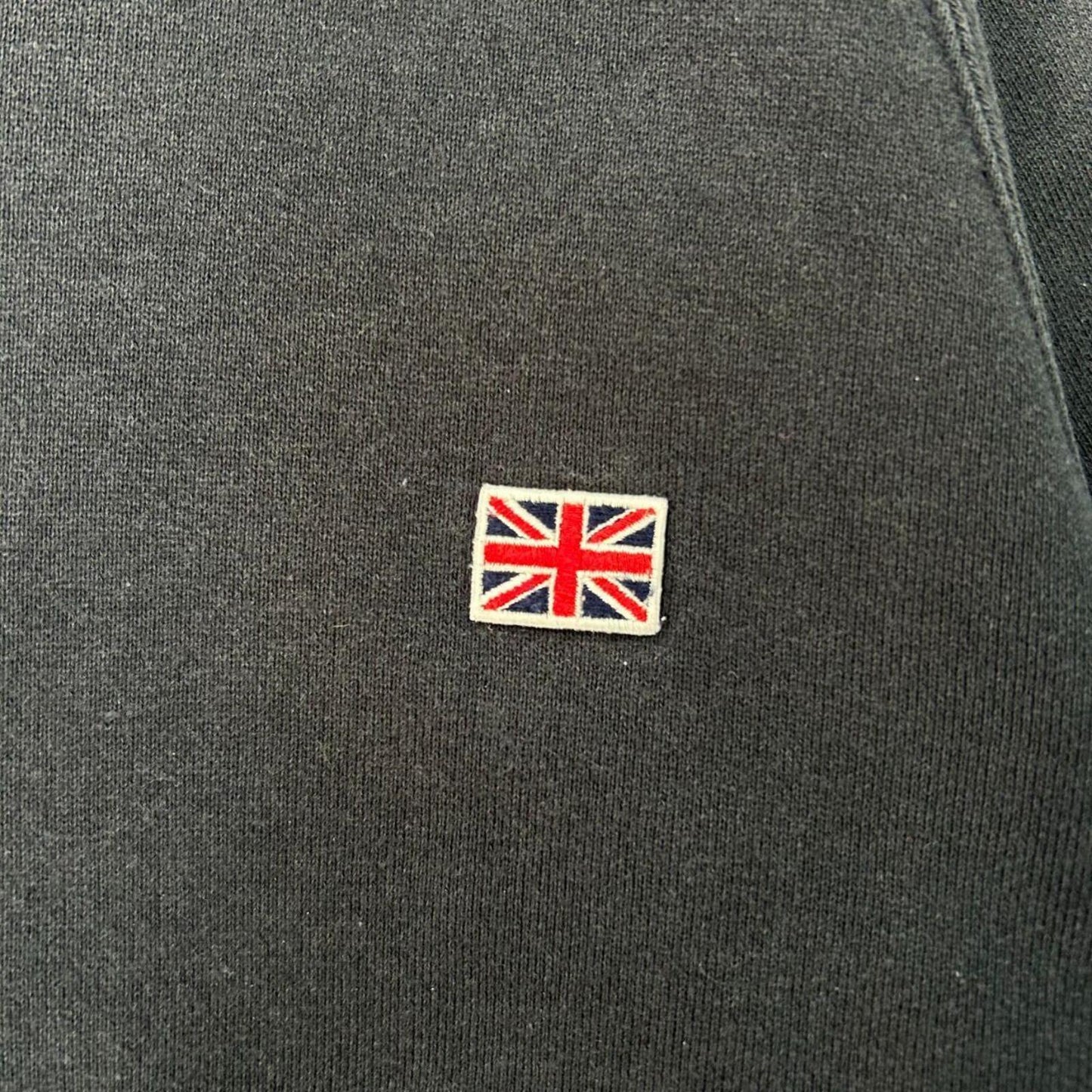 Burberry Black Label Pullover Union Jack Hoodie S