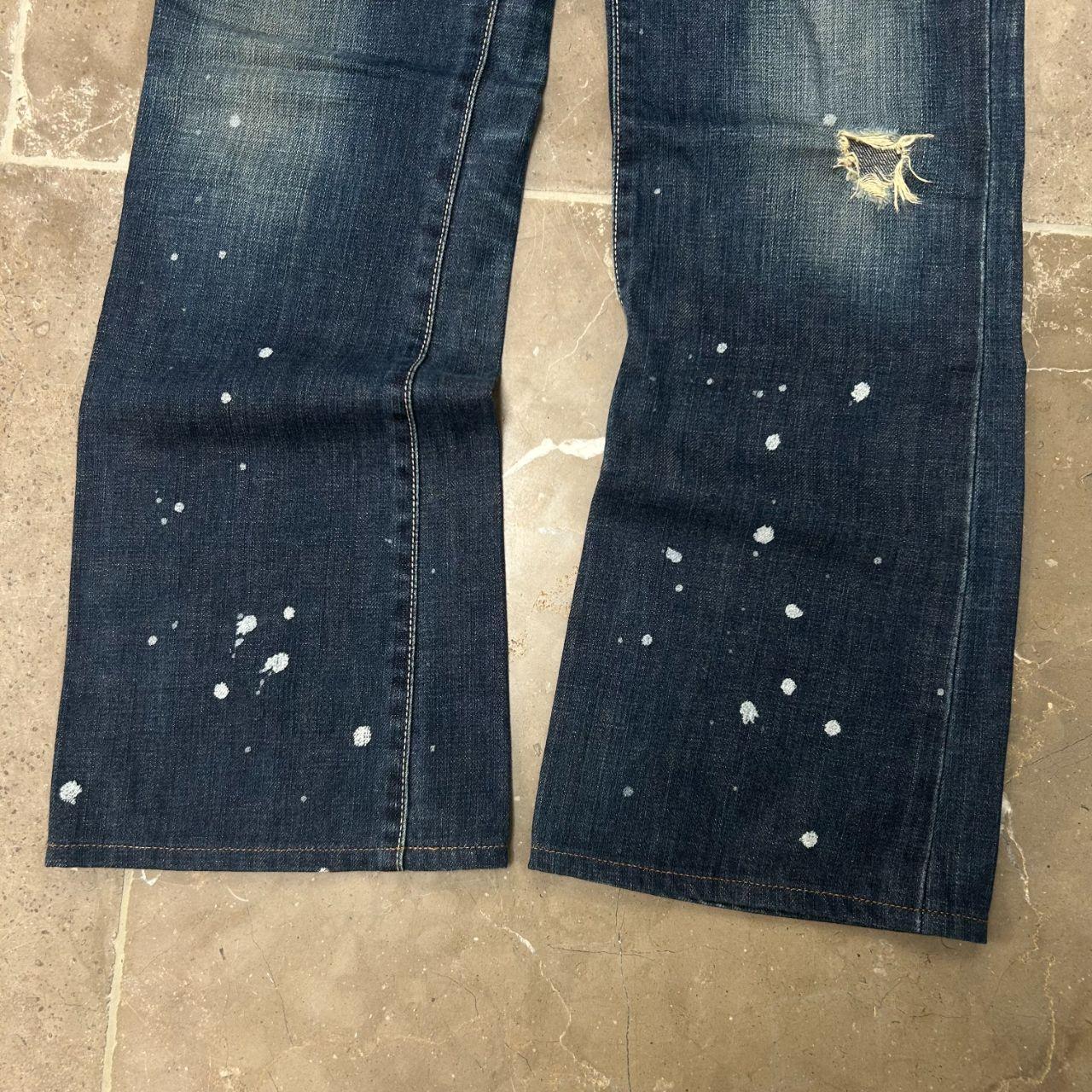 Vintage Levi’s 708 Paint Splatter Bootcut Jeans W30 L29