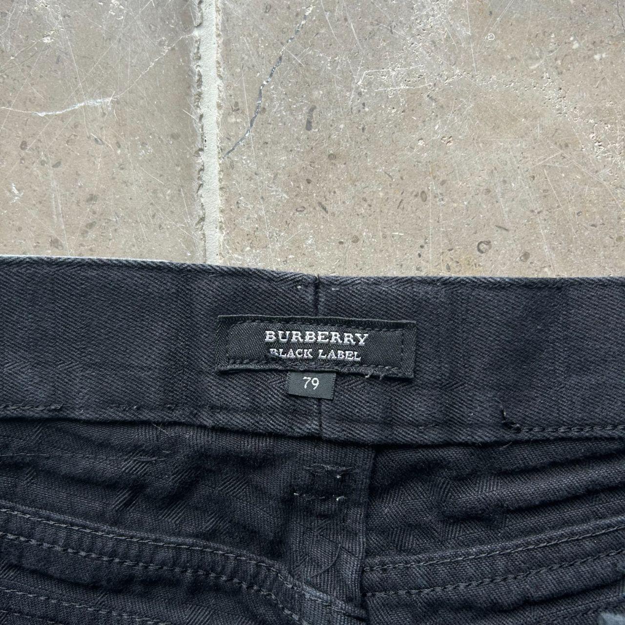 Vintage Burberry Black Label Shadow Check Jeans W30 L31