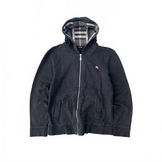 Burberry Black Label Nova Check Zip Up Hoodie S
