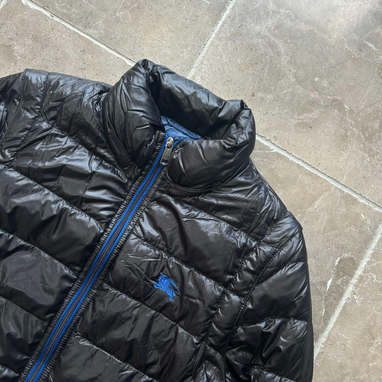 Vintage Burberry Black Label Puffer Jacket Black M