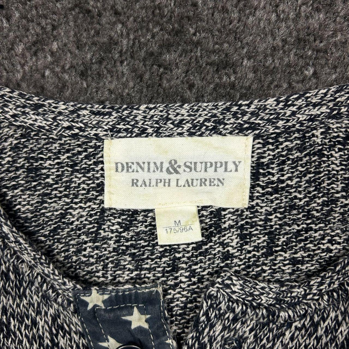 Ralph Lauren Denim Supply Henley Knit Jumper M