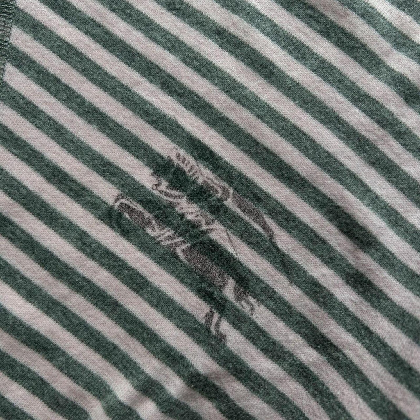 Burberry Black Label Striped Long Sleeve T Shirt M