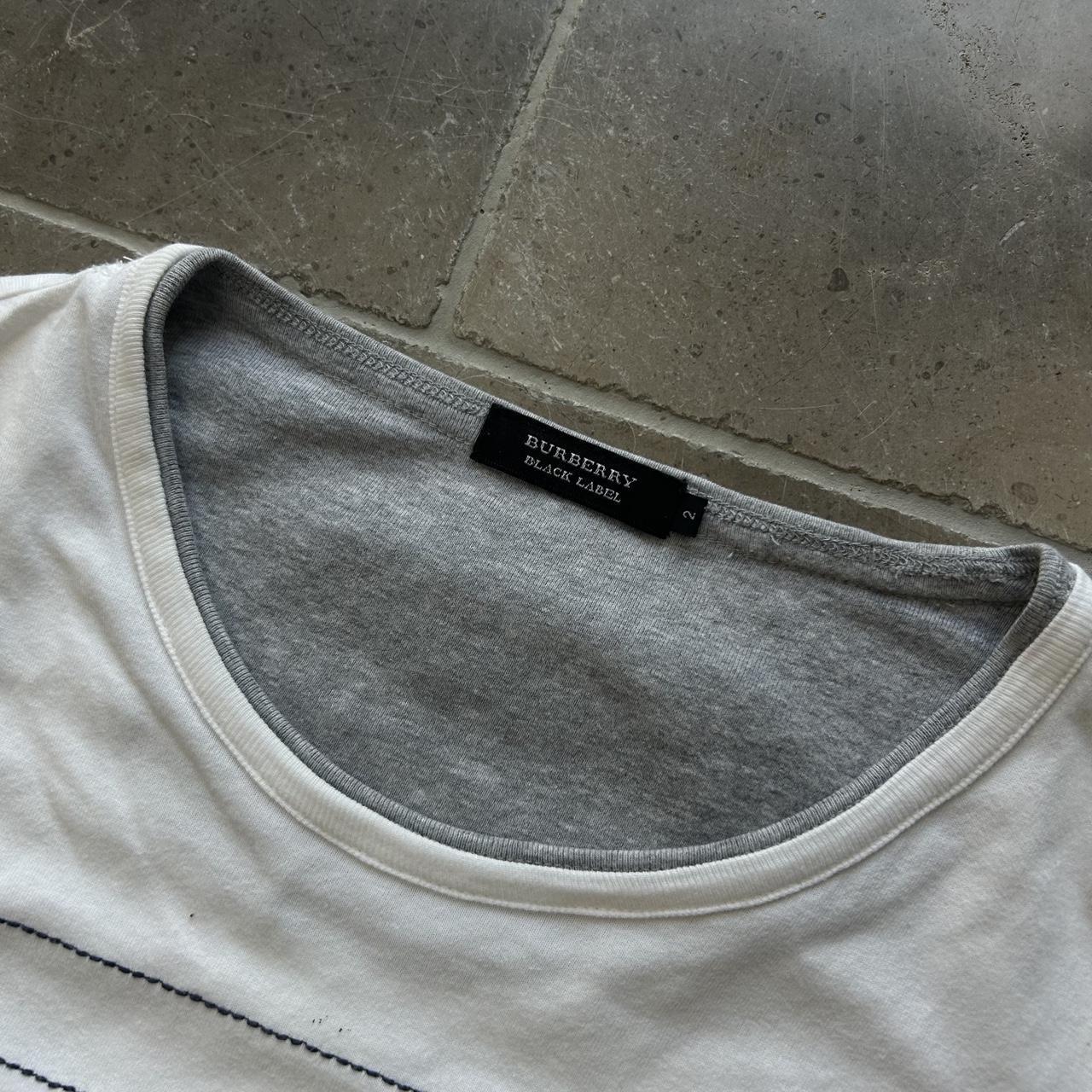 Burberry Black Label Striped Long Sleeve T Shirt S