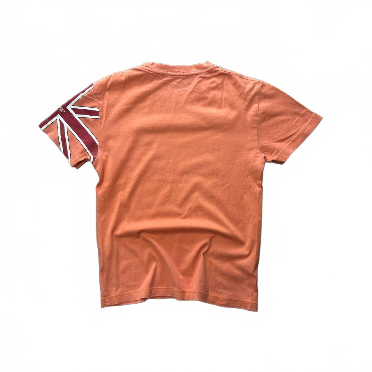 Burberry Black Label Union Jack Short Sleeve T Shirt XS