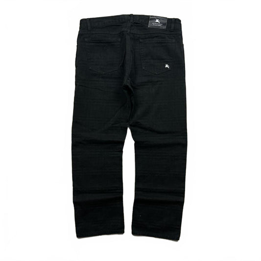 Vintage Burberry Black Label Shadow Check Jeans W32 L28