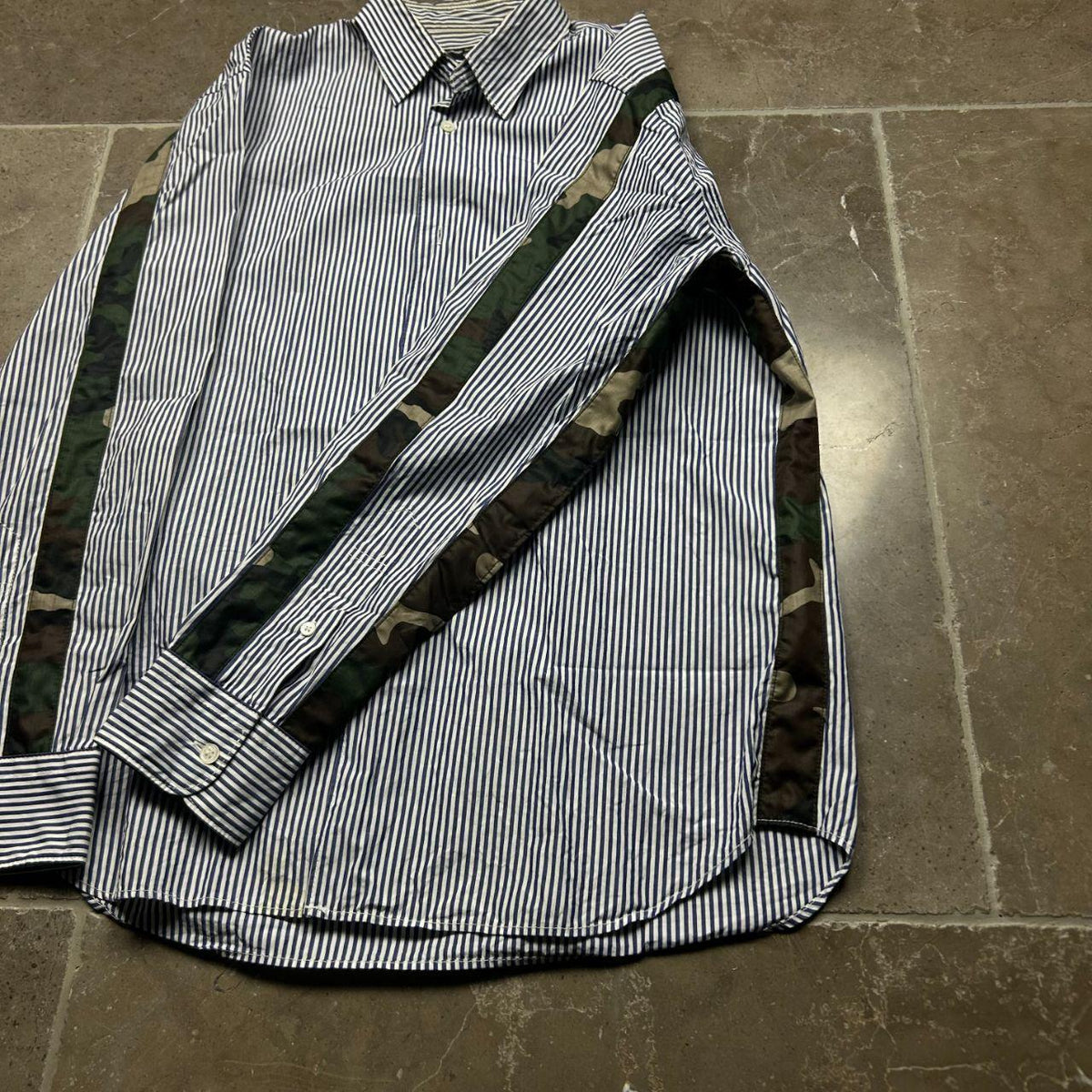 Comme des Garcons Homme Striped Long Sleeve Shirt S
