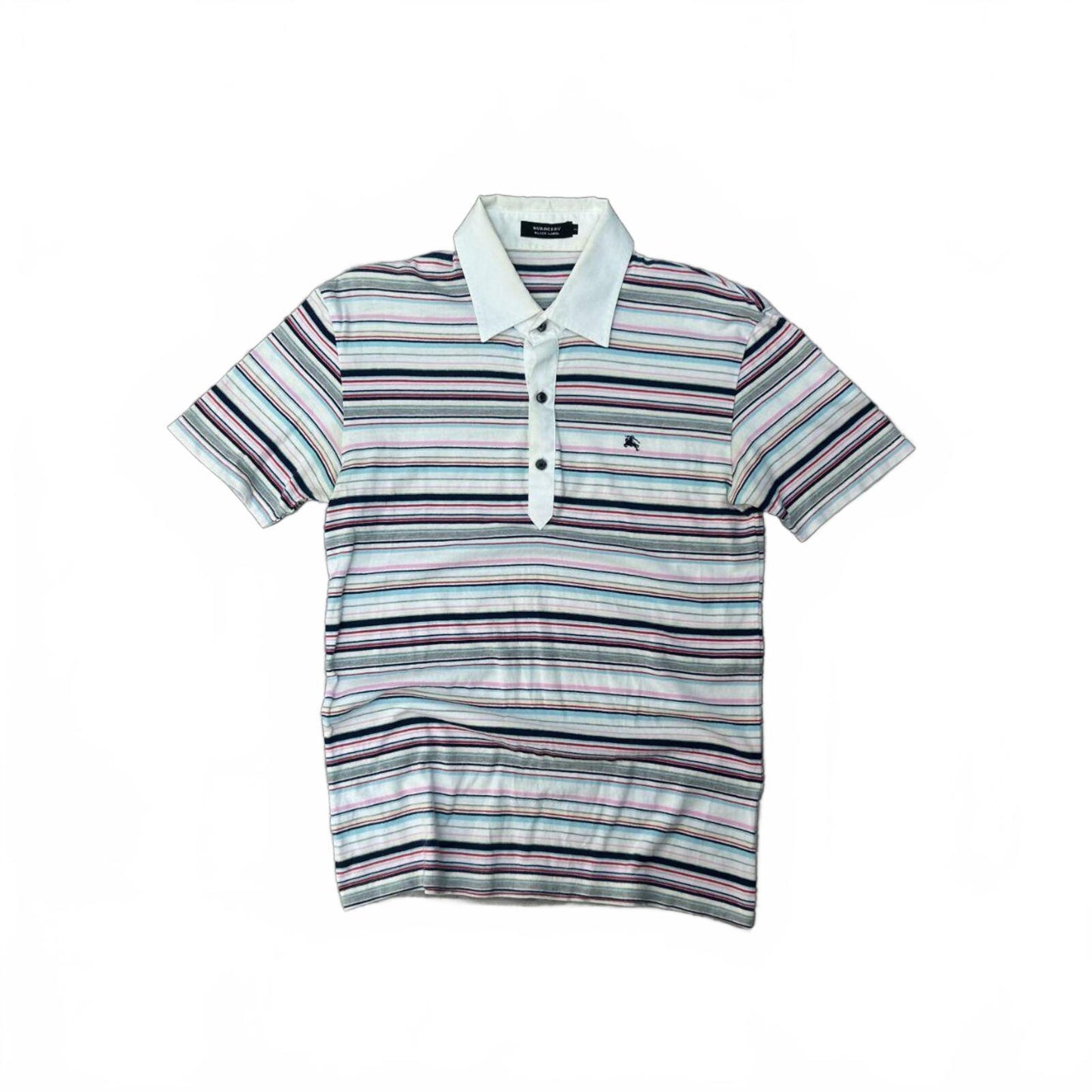 Burberry Black Label Striped Polo Shirt S