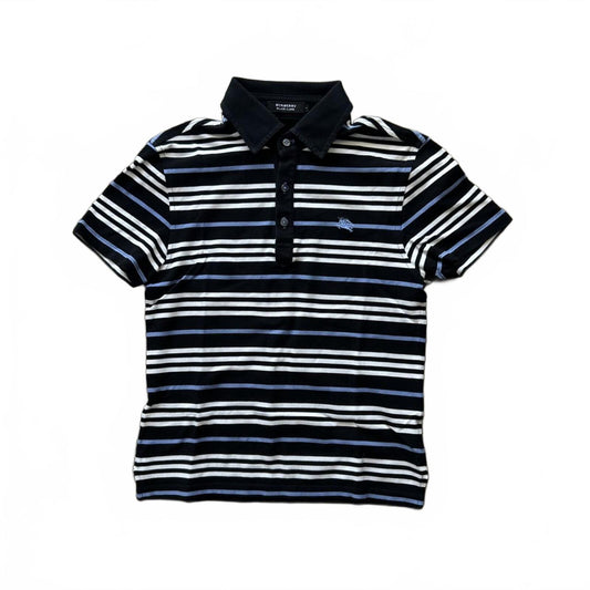 Burberry Black Label Striped Polo Shirt XS