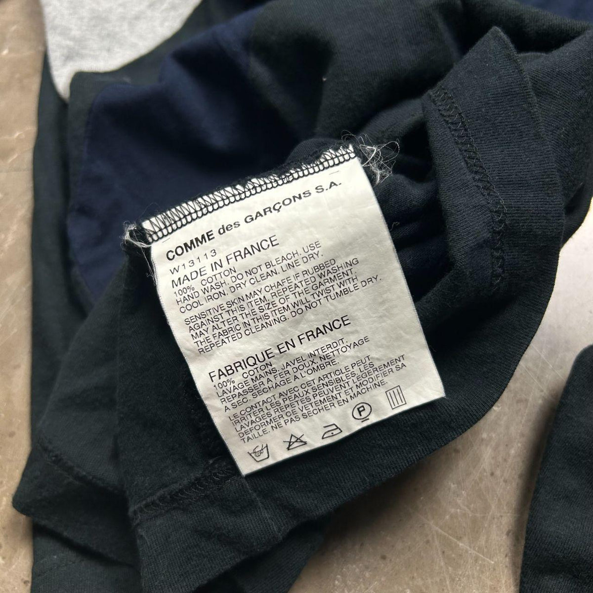 Vintage Comme Des Garcons Long Sleeve T Shirt XS