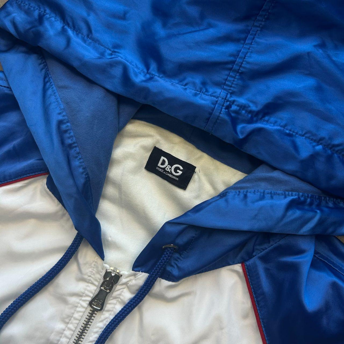 Dolce & Gabbana Hooded Lightweight Windbreaker Jacket S
