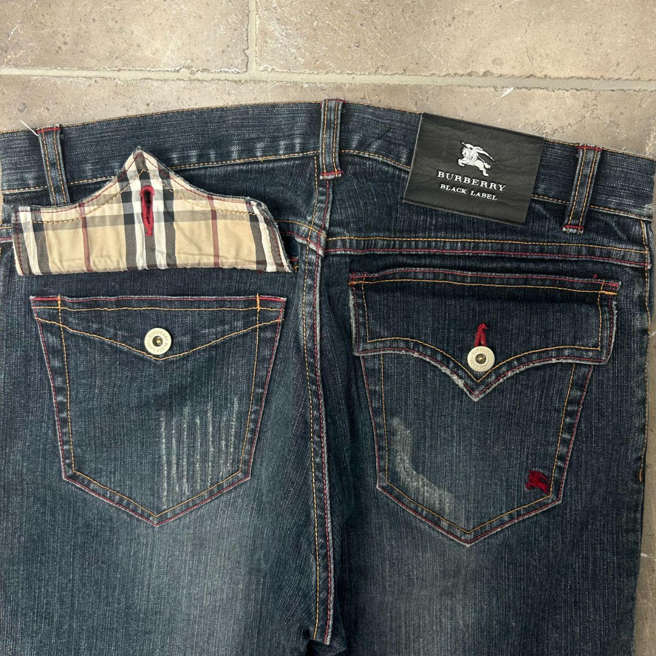 Vintage Burberry Black Label Nova Check Jeans W30 L29