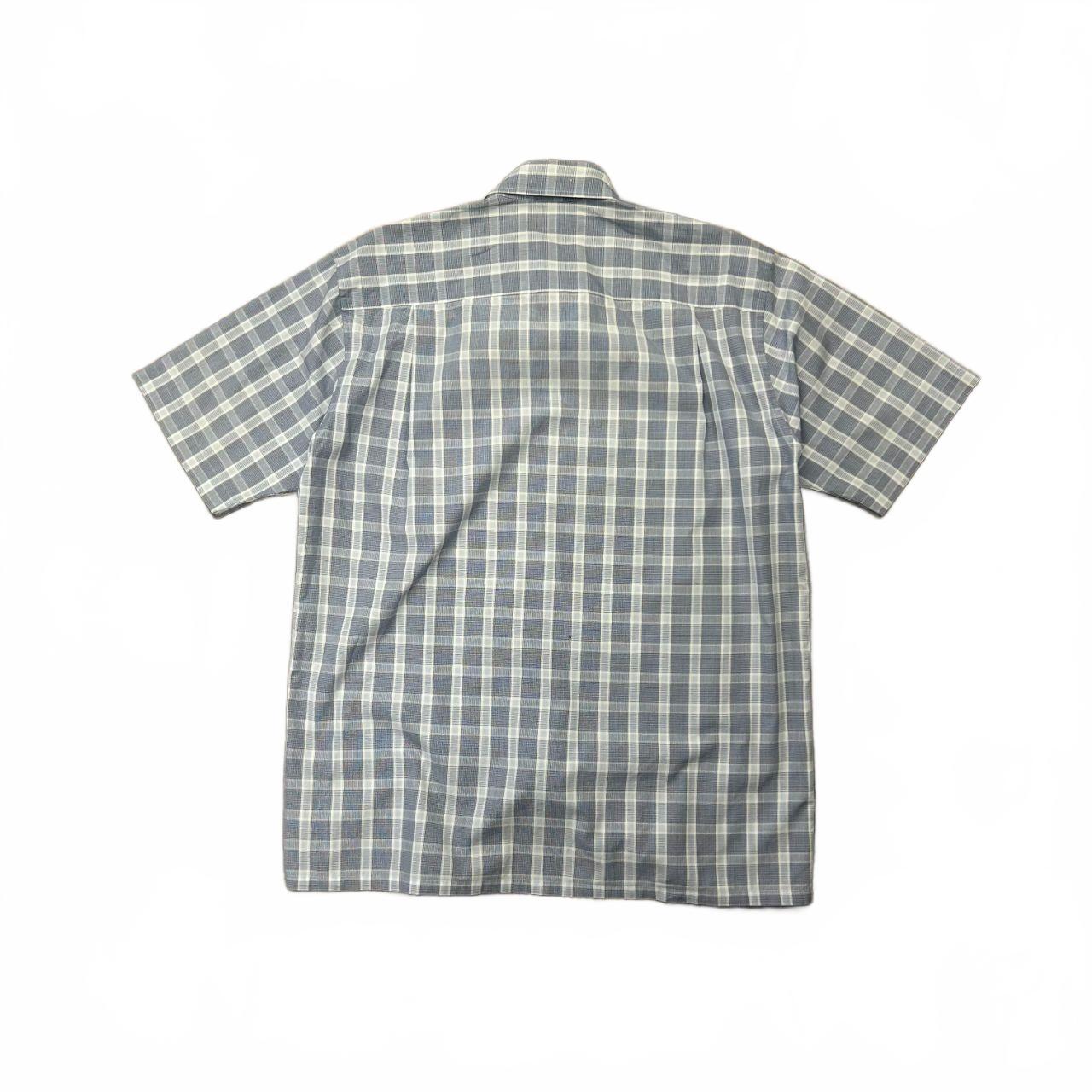 Burberry London Plaid Check Button Up Shirt L