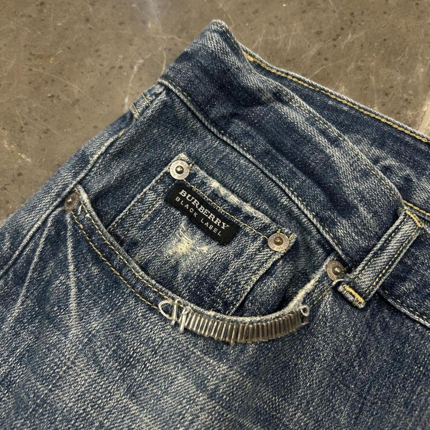 Vintage Burberry Black Label Relaxed Straight Jeans W32 L29