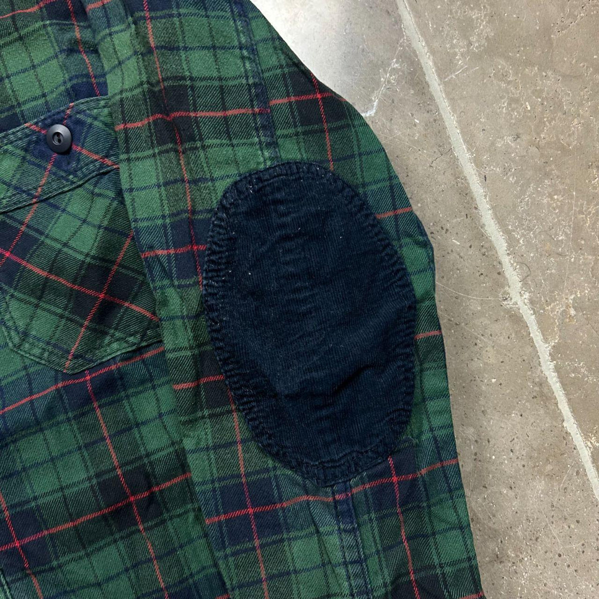 Comme Des Garcons Homme PLaid Flannel Shirt XS