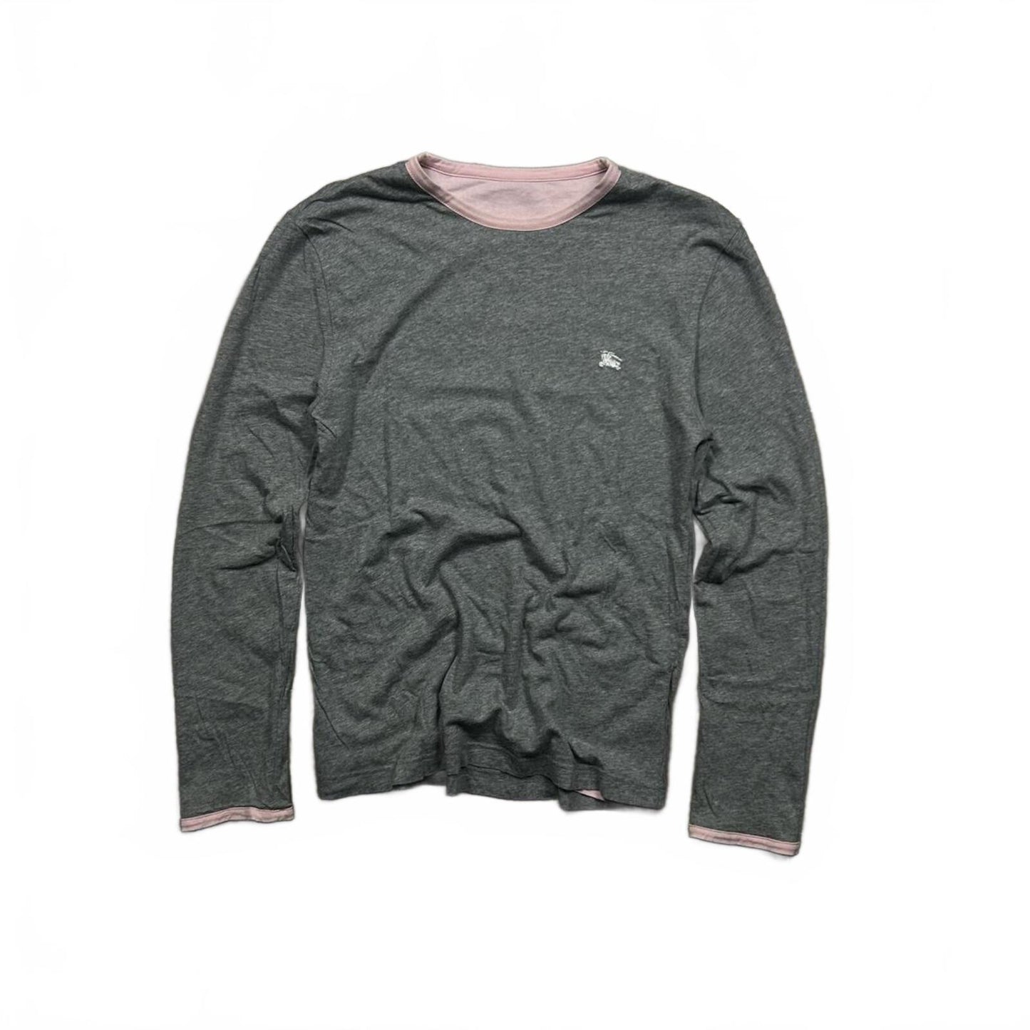 Burberry Black Label Reversible Long Sleeve T Shirt S