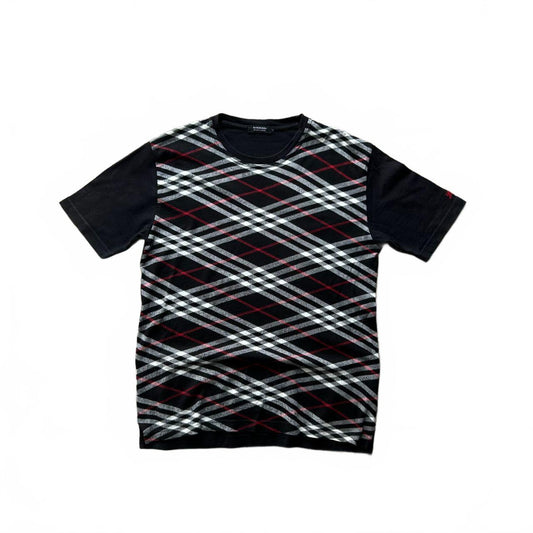 Burberry Black Label Nova Check Short Sleeve T Shirt M