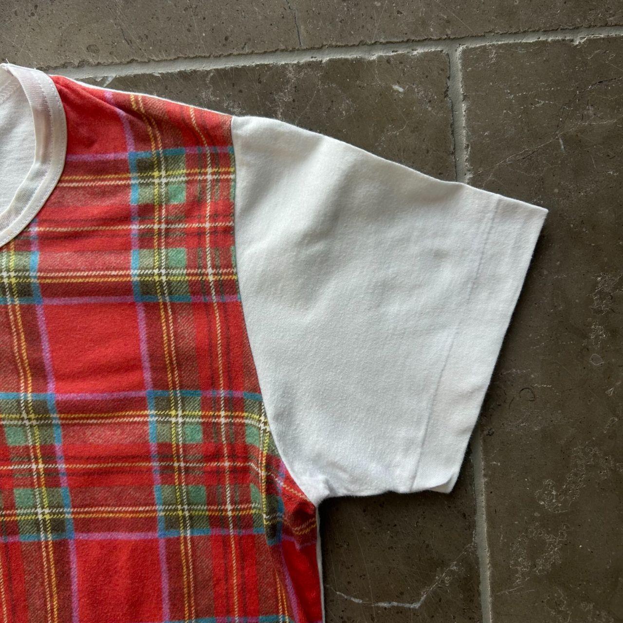 Comme Des Garcons Plaid T-Shirt XS