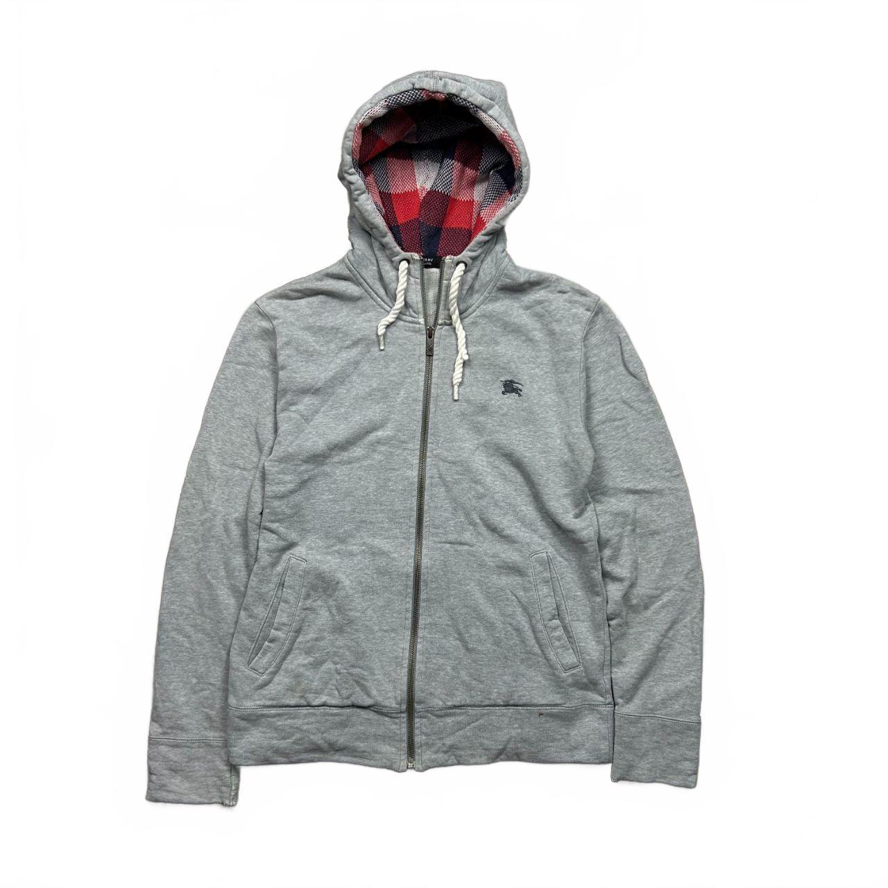 Burberry Black Label Plaid Zip Up Hoodie S
