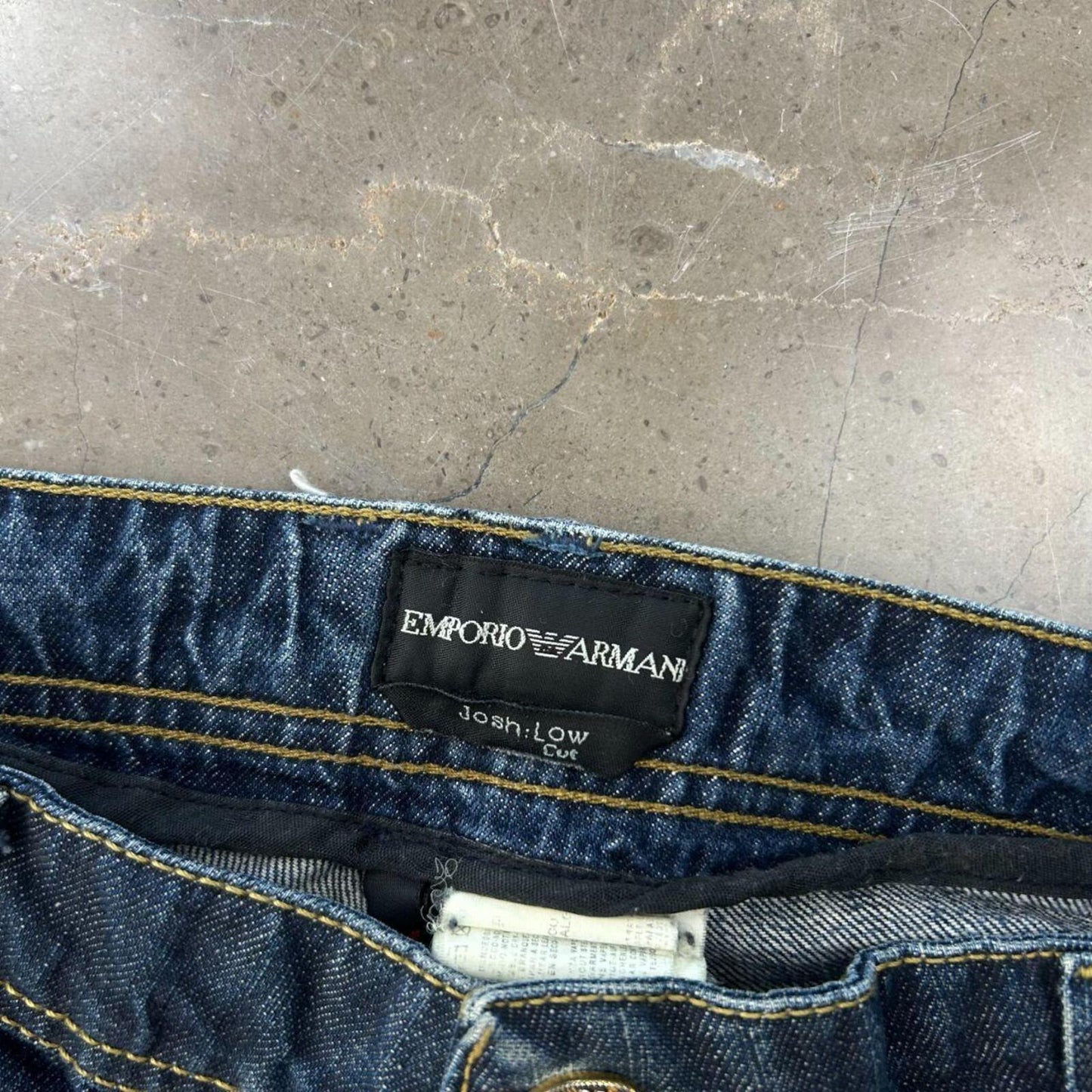 Vintage Emporio Armani Jeans Relaxed Straight Jeans W30 L31