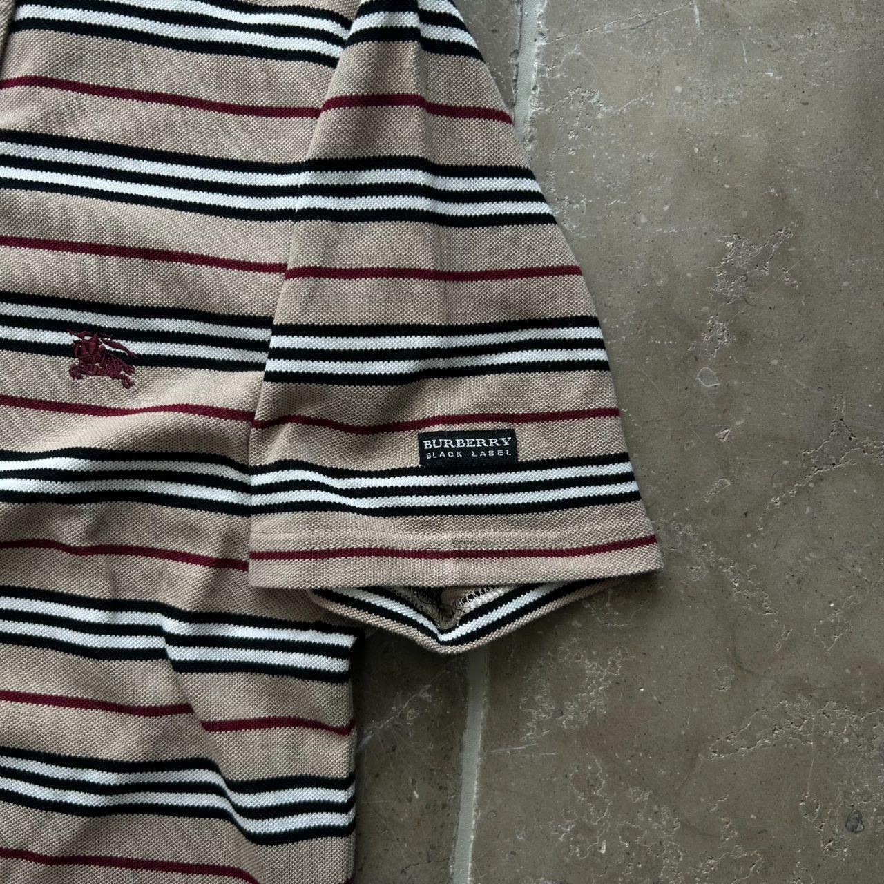 Burberry Black Label Striped Polo Shirt S