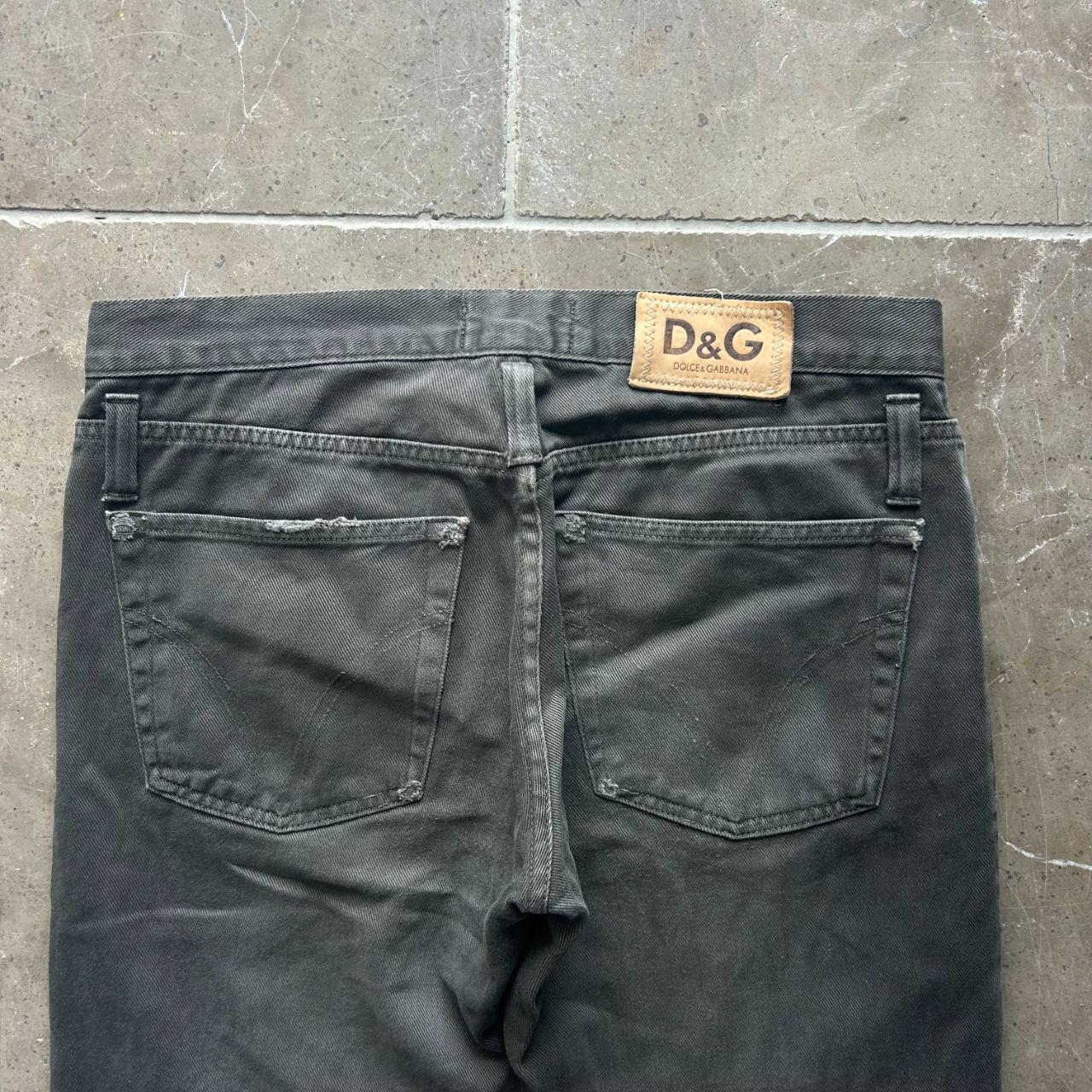 Dolce Gabbana Flared Bootcut Ripped Denim Jeans W30 L31