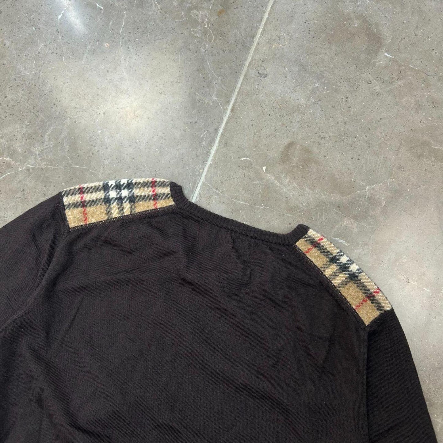 Burberry London Nova Check Knit Jumper L