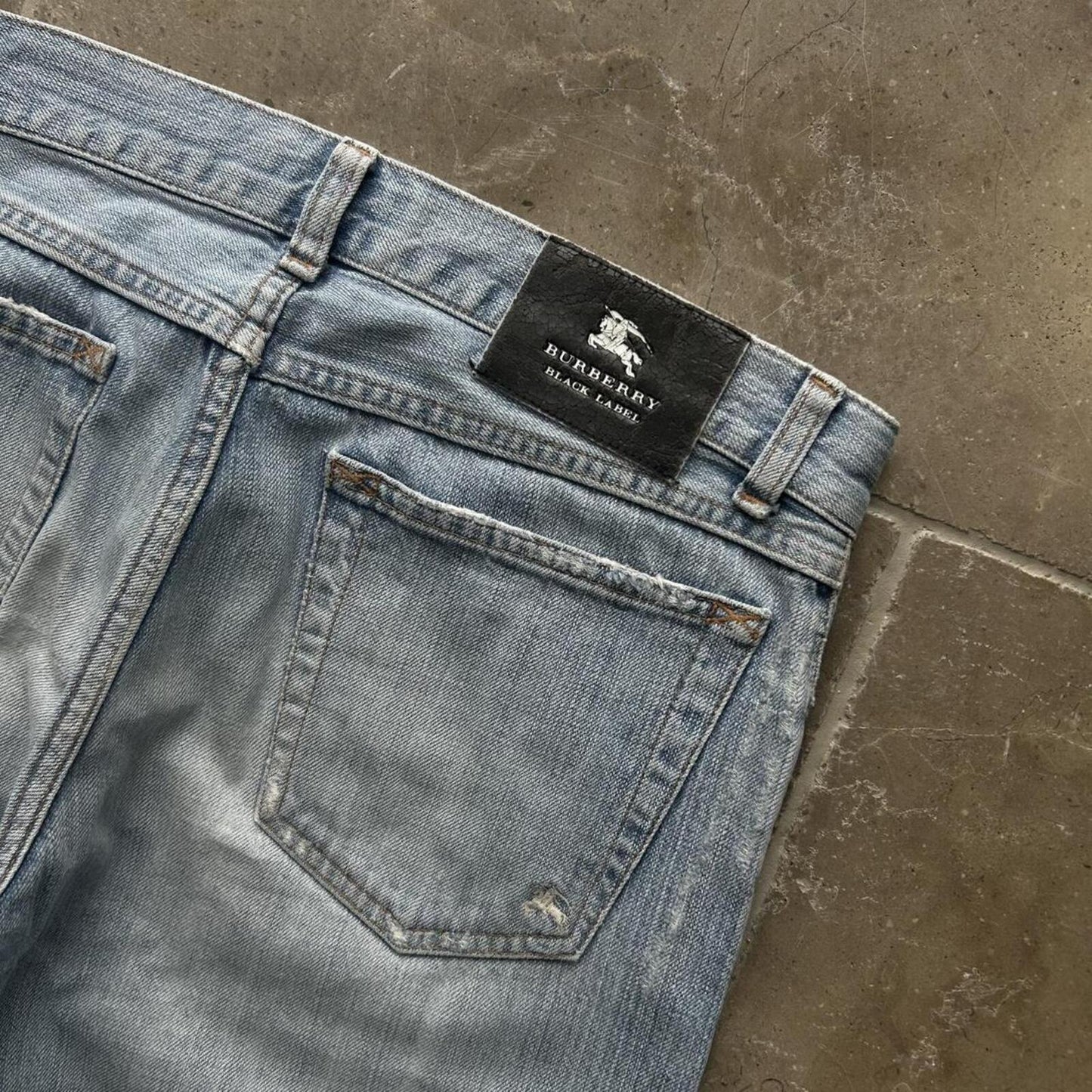 Vintage Burberry Black Label Relaxed Straight Jeans W30 L31
