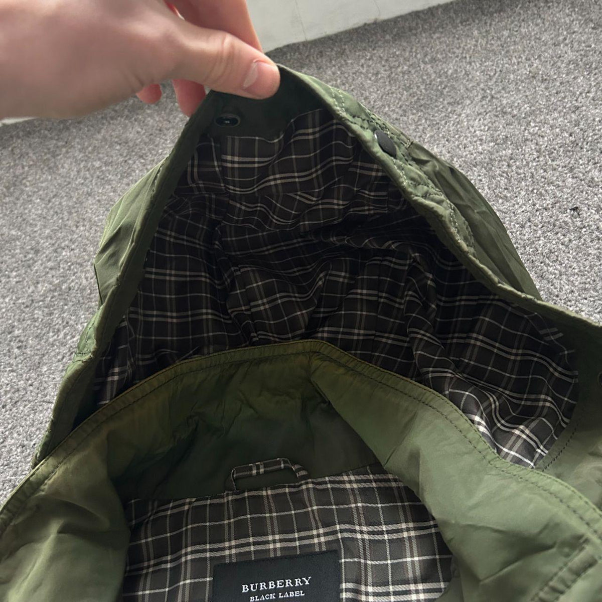 Vintage Burberry Black Label Utility Windbreaker Jacket S
