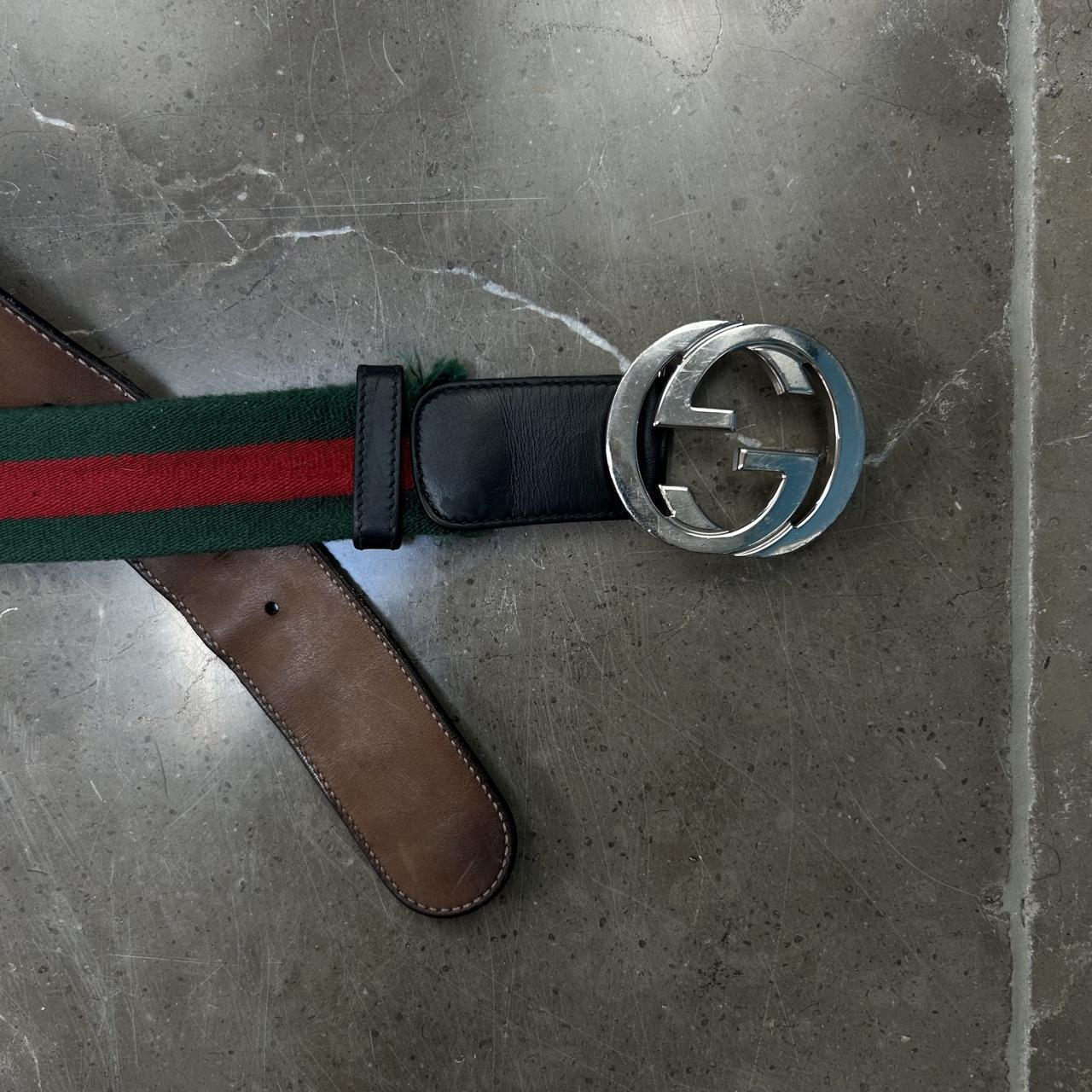Gucci Leather Hybrid Belt 105cm / 41’