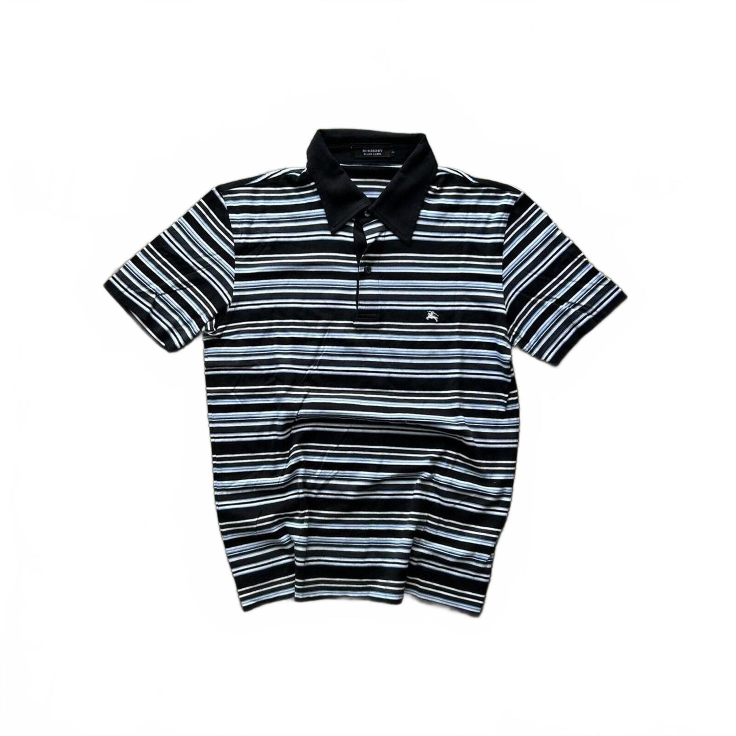 Burberry Black Label Striped Polo Shirt S