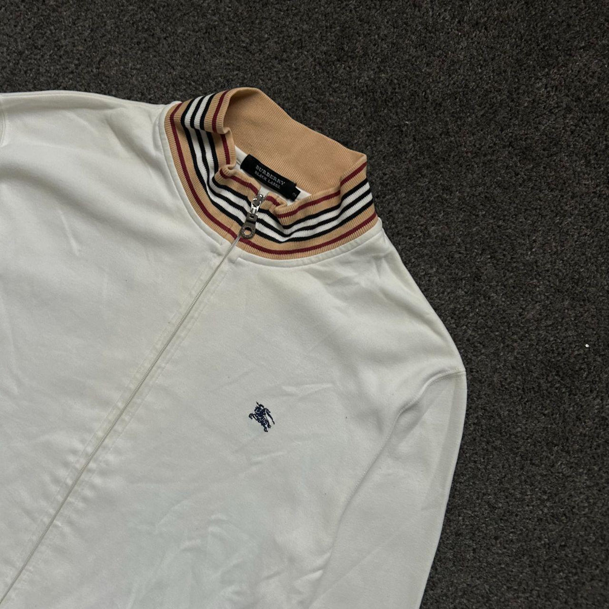 Burberry Black Label Zip Up Track Jacket Jumper S