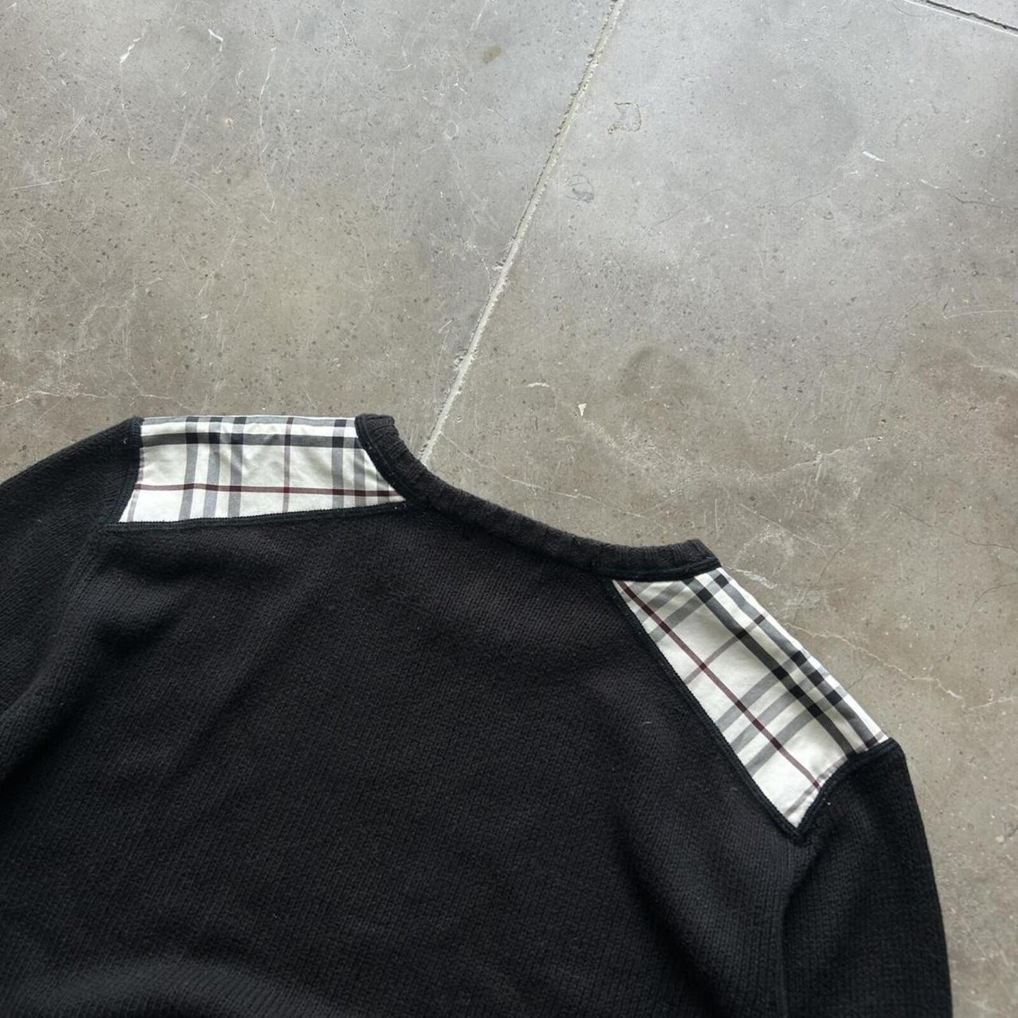 Burberry Black Label Nova Check Knit Jumper M