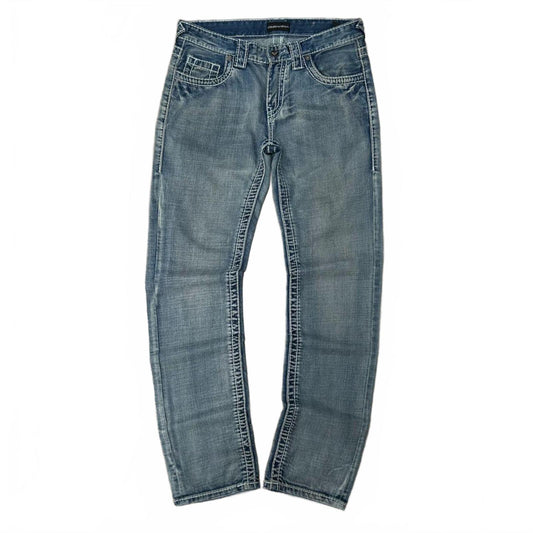 Vintage Emporio Armani Jeans Straight Relaxed Straight Jeans W32 L32