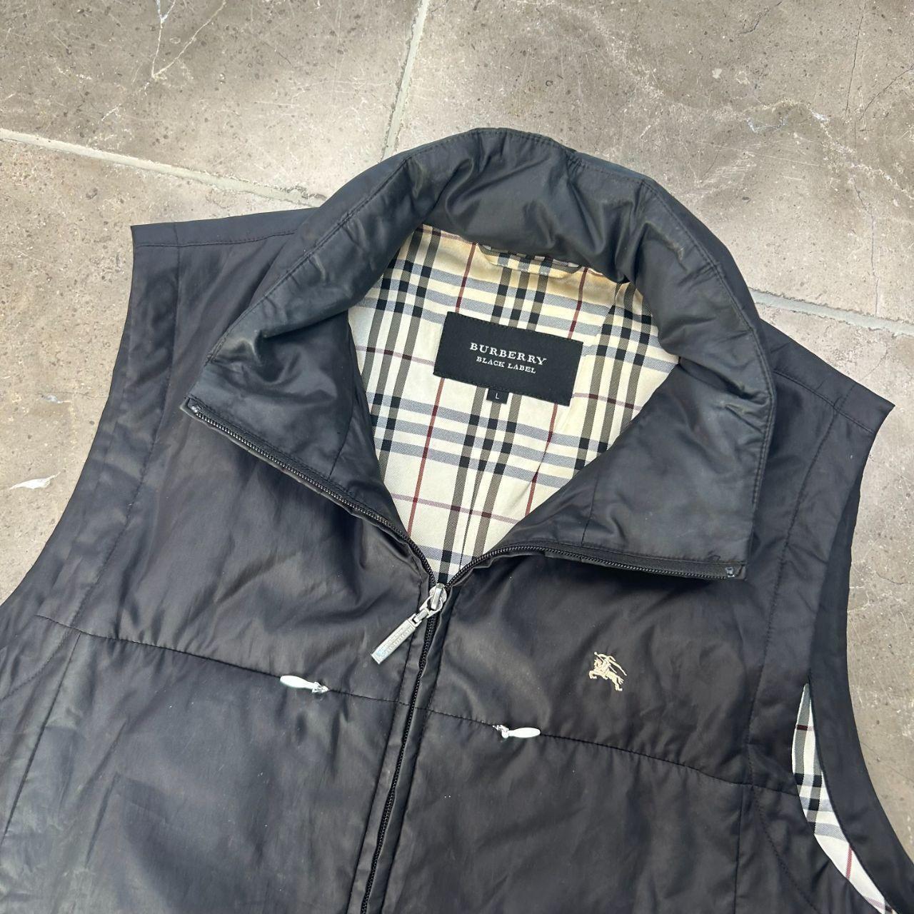 Burberry Black Label Nylon Nova Check Vest Gilet M