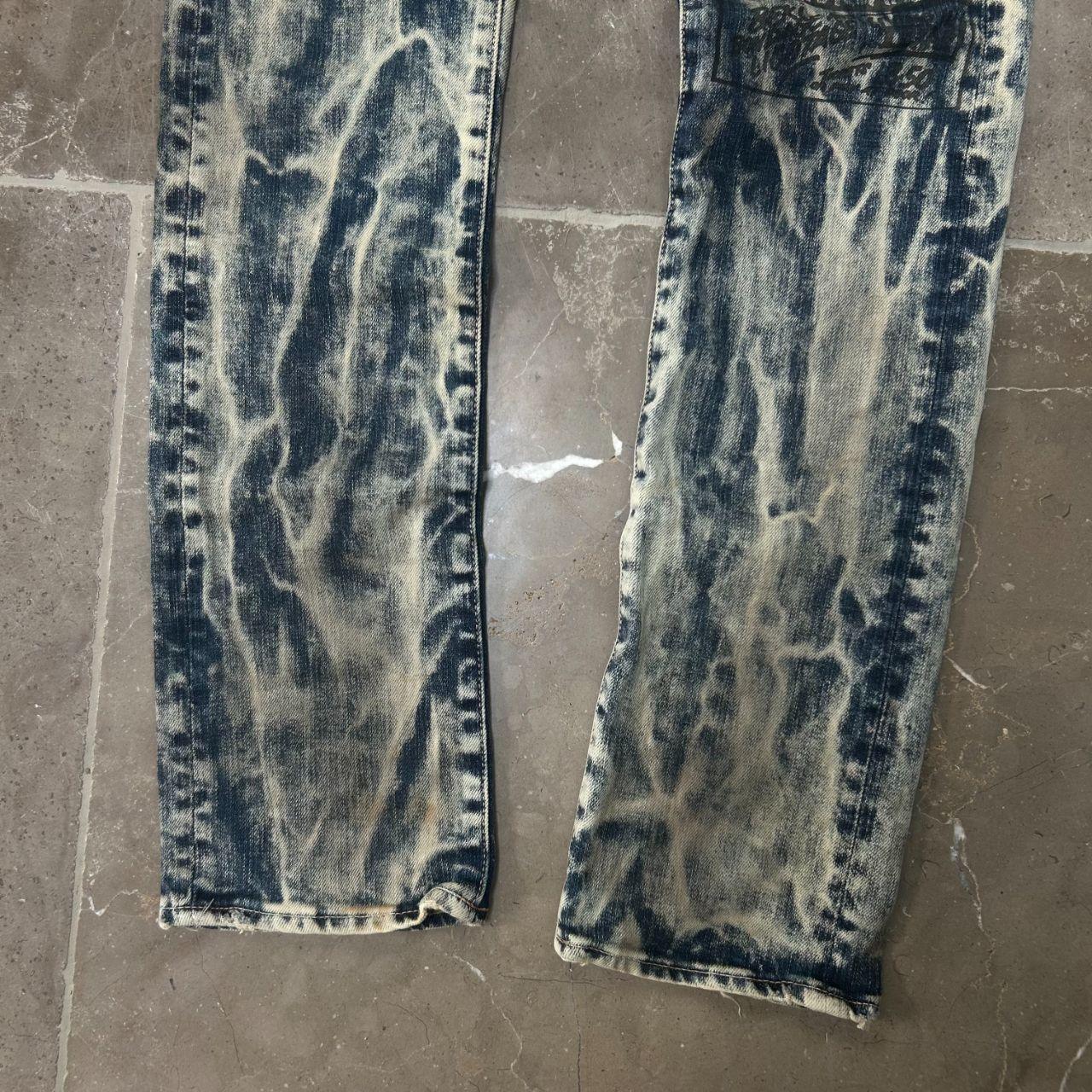 Hysteric Glamour x Johnny Thunders Bleached Denim Jeans W30 L32
