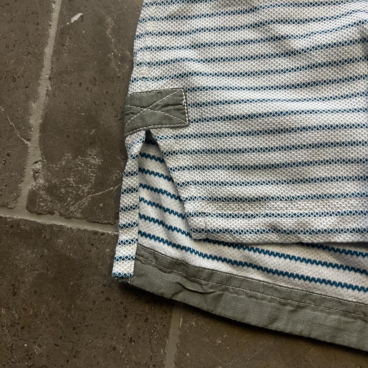 Junya Watanabe Comme Des Garçons Striped Pocket Polo Shirt S