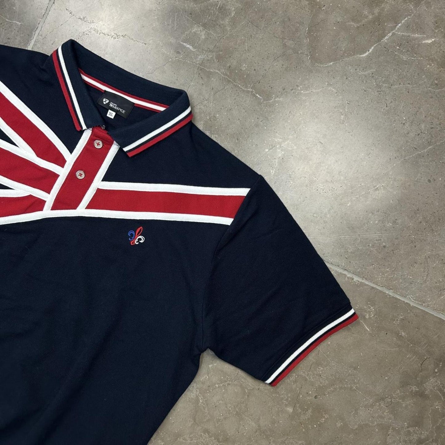 Vintage Takeo Kikuchi Union Jack Polo Shirt L