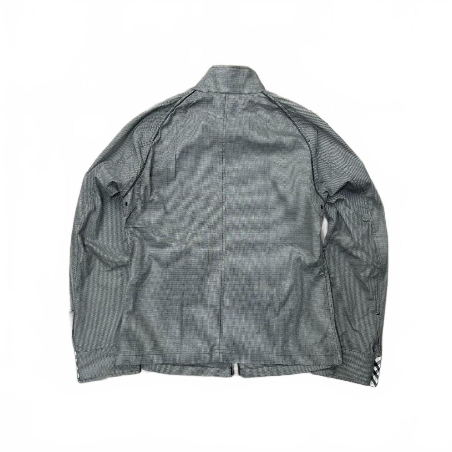 Burberry Black Label Houndstooth Check Windbreaker Jacket M