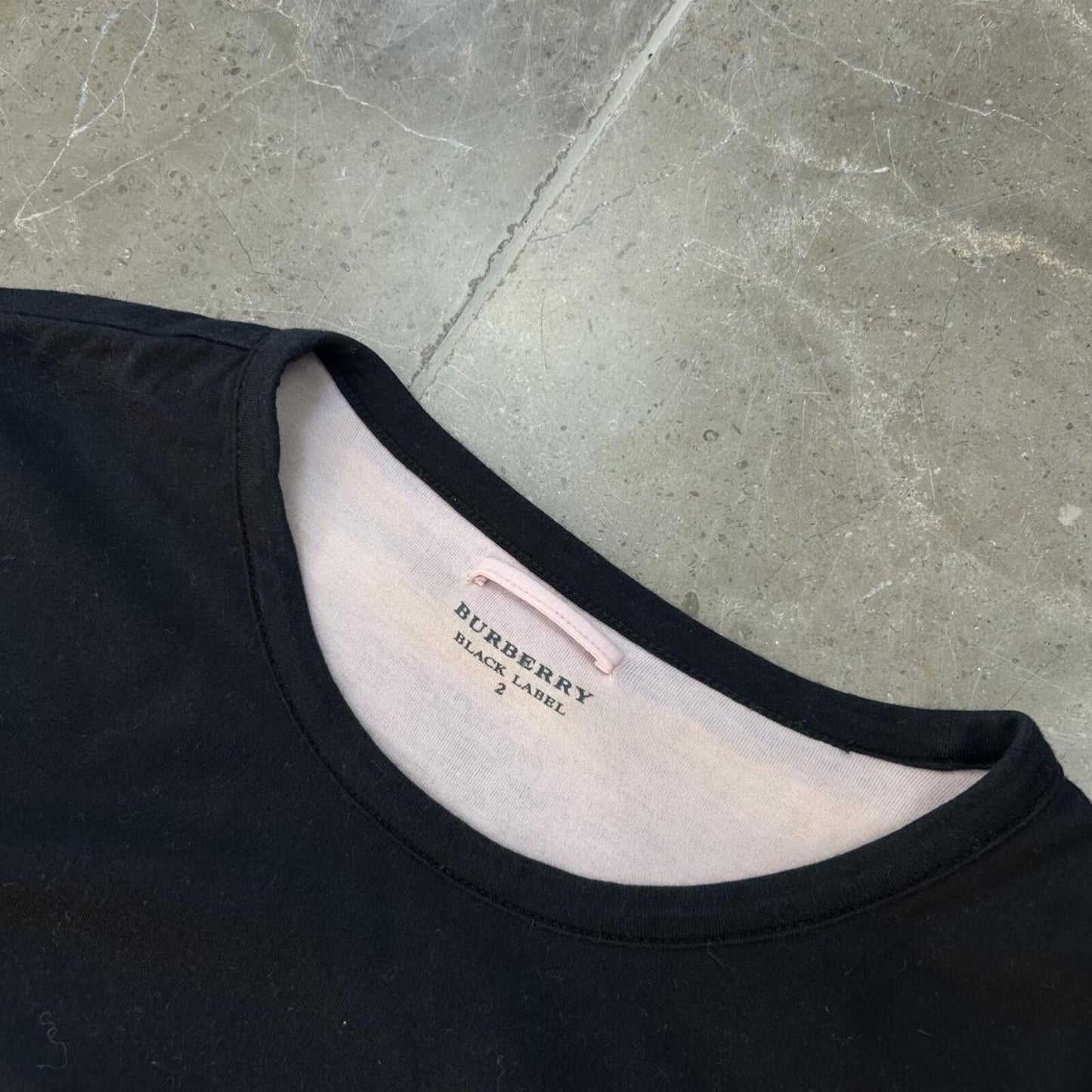 Burberry Black Label Reversible Long Sleeve T Shirt S