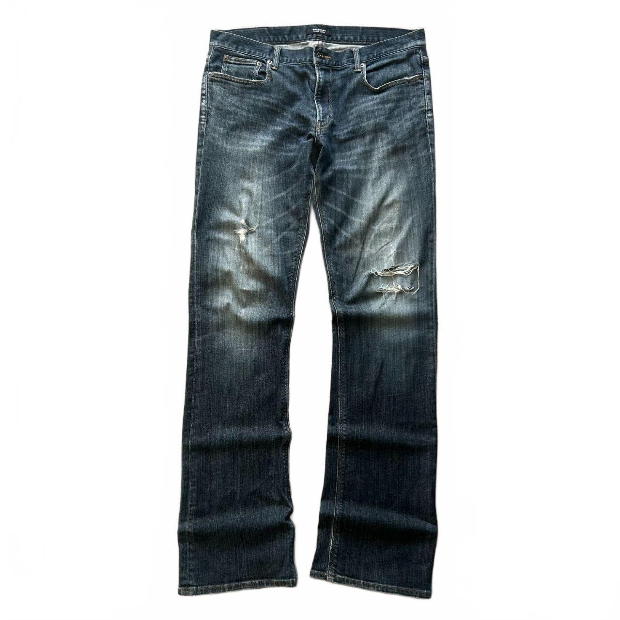 Vintage Burberry Black Label Nova Check Bootcut Jeans W32 L34