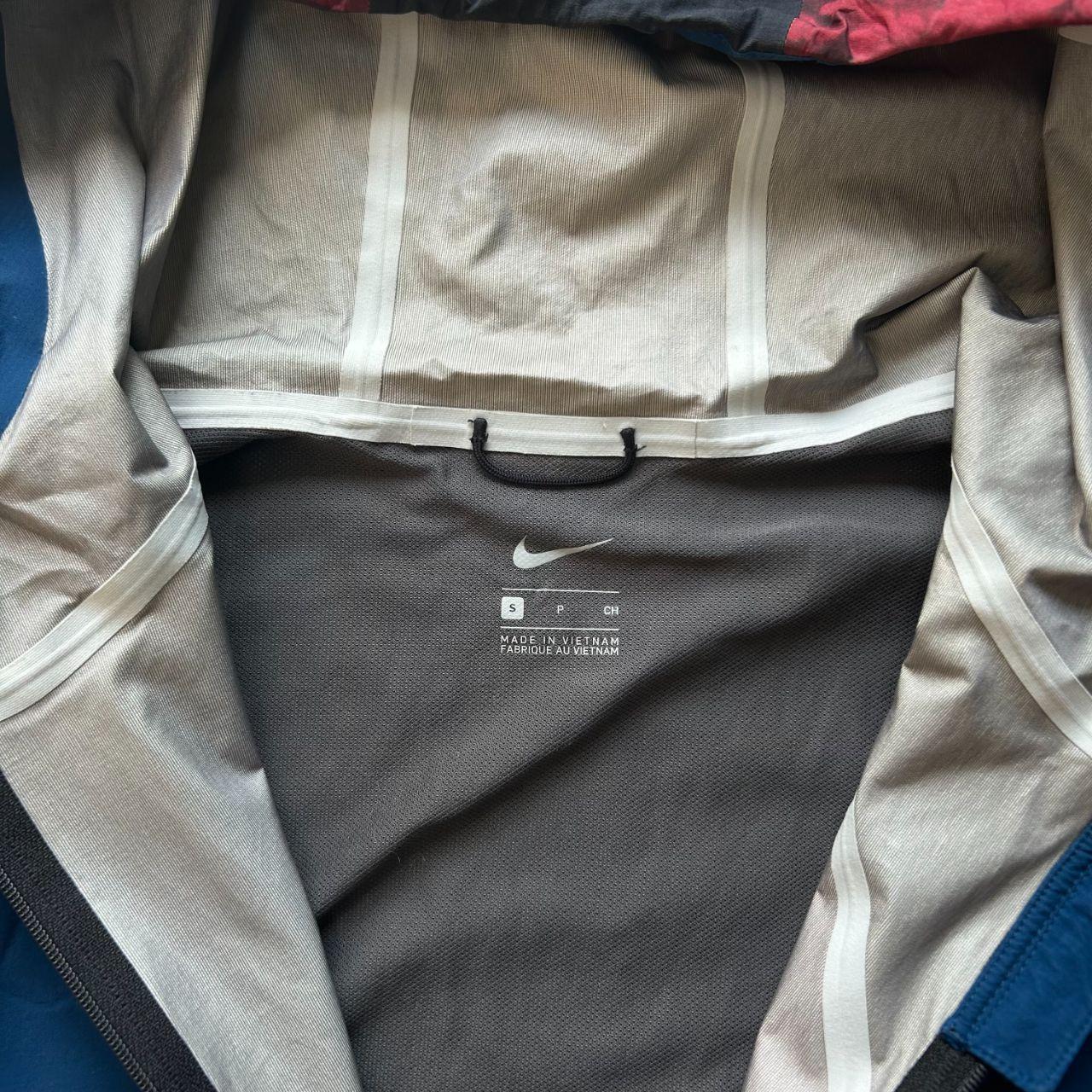 Nike x Undercover Gyakusou Blue Reflective 3M Hooded Windbreaker Jacket