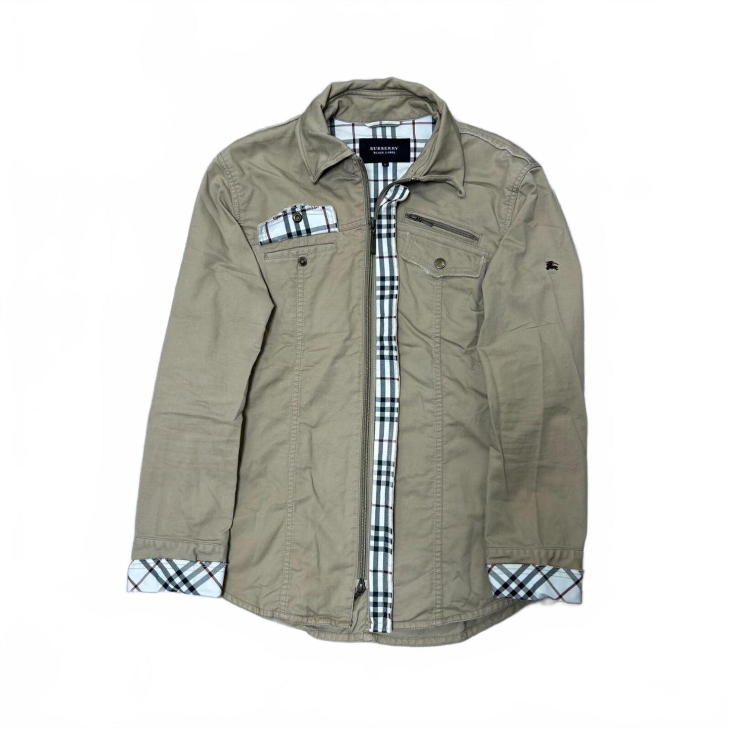 Burberry Black Label Military Utility Jacket / Over Shirt S