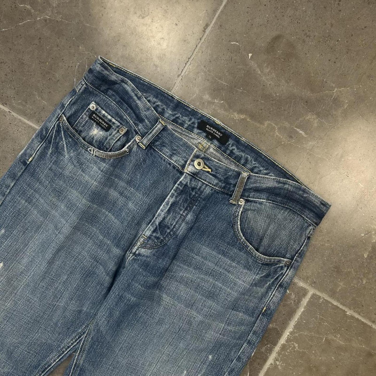 Vintage Burberry Black Label Relaxed Straight Jeans W32 L29