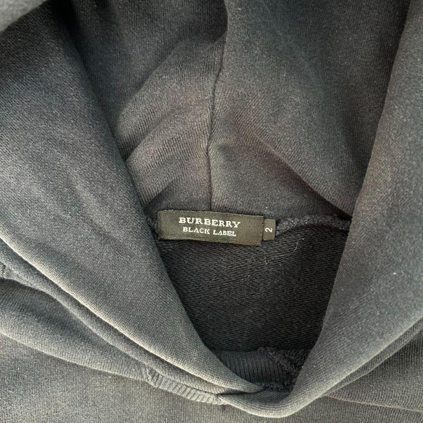 Burberry Black Label Pullover Union Jack Hoodie S