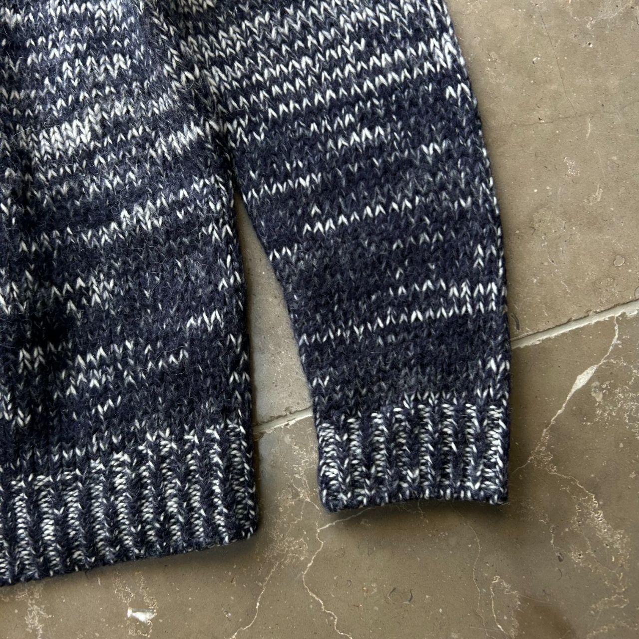 Vintage Armani Jeans Gradient Knit Jumper L
