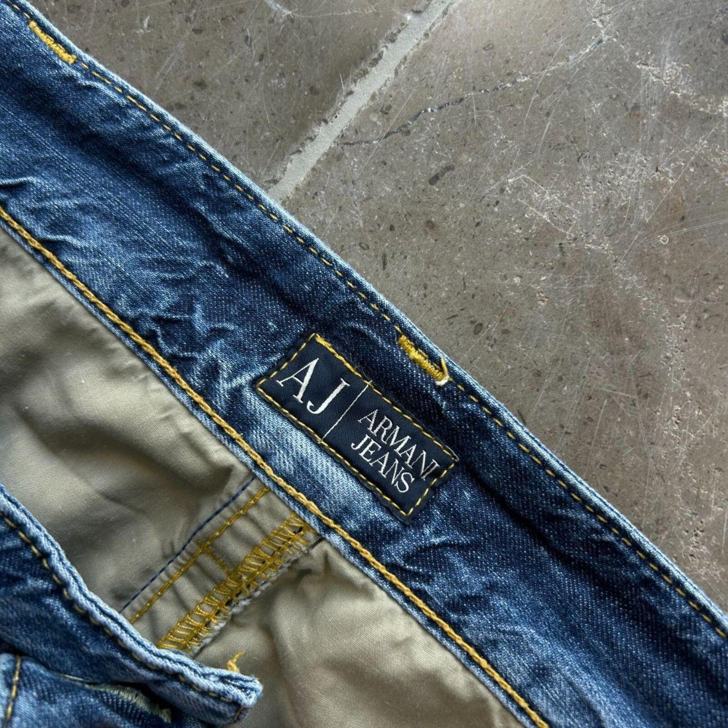 Vintage Armani Jeans Baggy Fit Jeans W36 L31