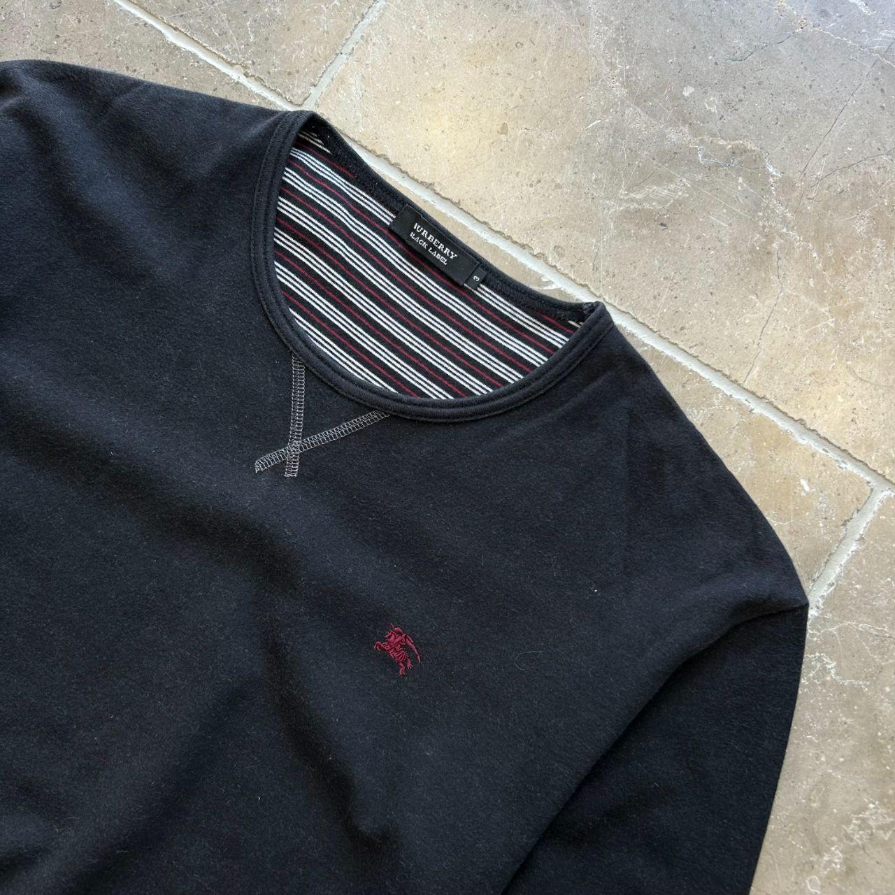 Burberry Black Label Crew Neck Long Sleeve T Shirt M